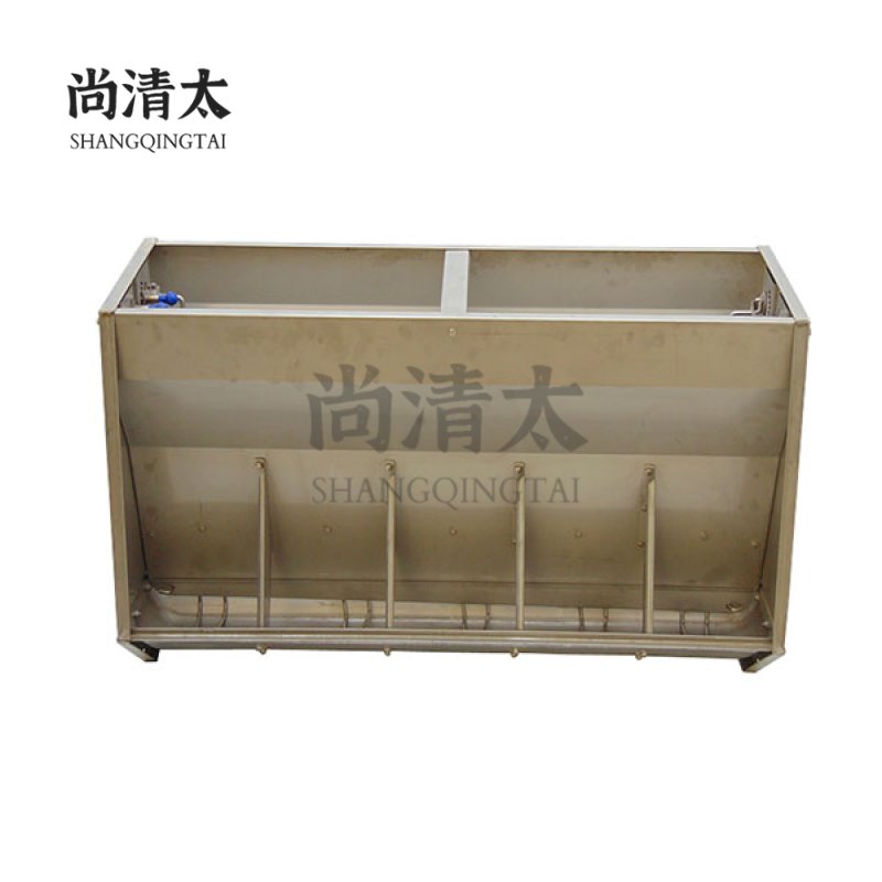 SS Double Side 10 Holes Feeder For Weaning&Nursery Pig SQT-SSNF003