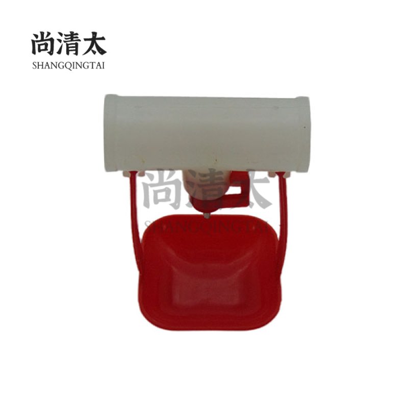 25mm pipe Straight Steel Ball Drinker+Double Column Hanging Cup -